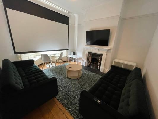 Cinema lounge at 146 Lawrence Street